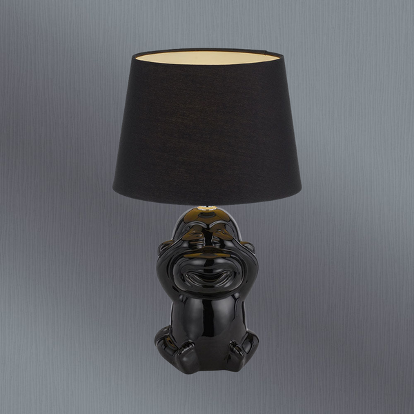 Telbix Misaru Ceramic Table Lamp Black