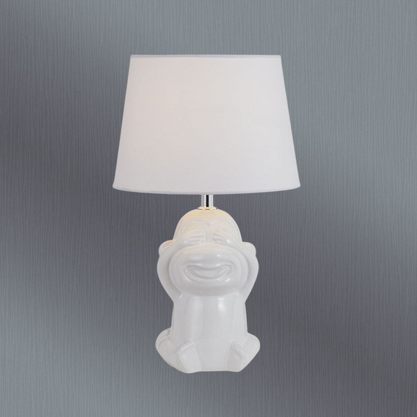 Telbix Misaru Ceramic Table Lamp White