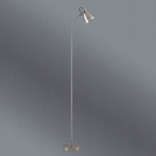 Telbix Nova Floor Lamp Nickel