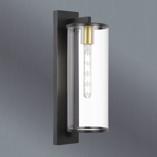 Telbix Perova 50 Exterior Wall Light Black