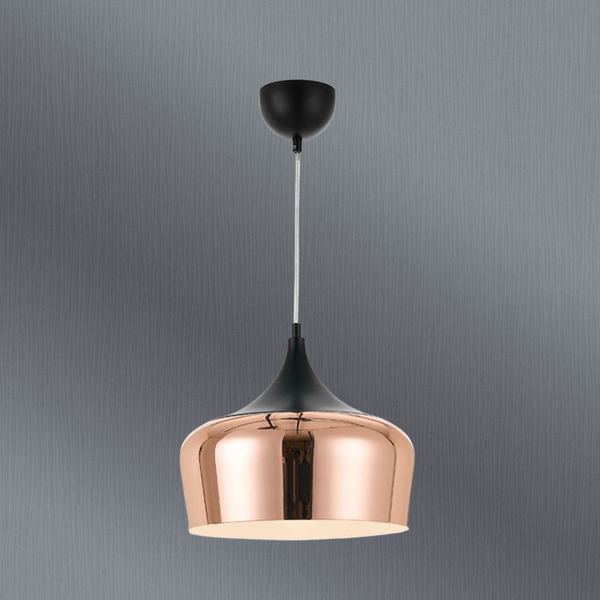 Telbix Polk 30 Pendant Copper Black