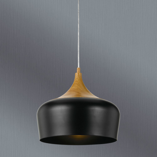 Telbix Polk 30 Pendant Black Oak
