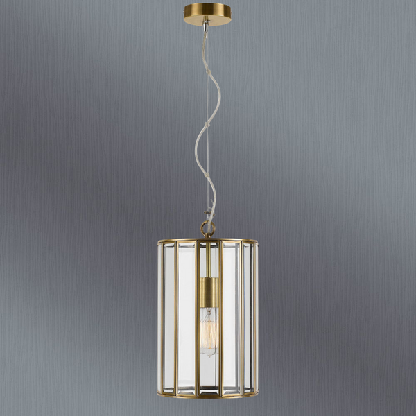 Telbix Pratt 20 Pendant Antique Brass