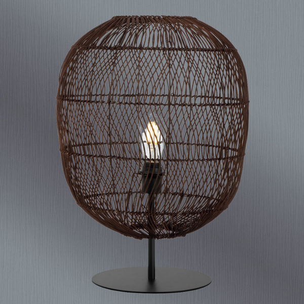 Telbix Rana 40 Table Lamp Brown
