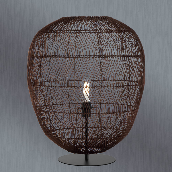 Telbix Rana 50 Table Lamp Brown