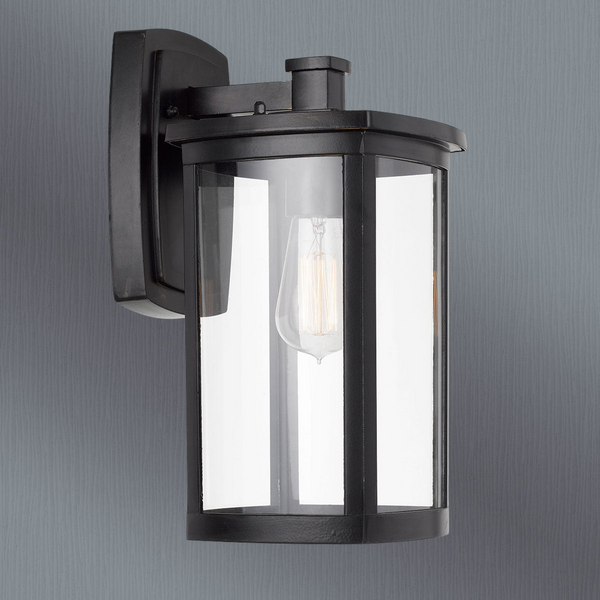 Telbix Reese 180 Exterior Wall Light Black
