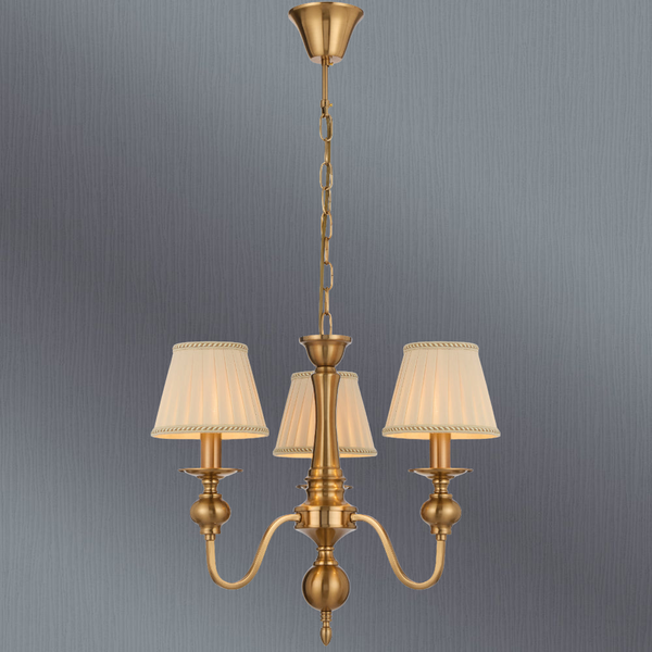 Telbix Siedel 3 Light Pendant With Shade Copper