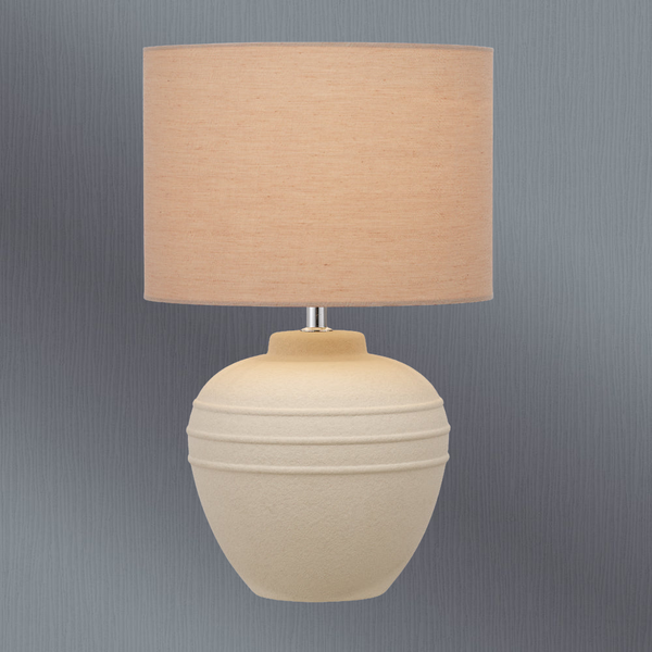 Telbix Sierra Ceramic Table Lamp Sand