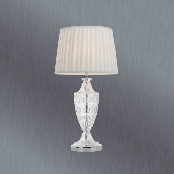 Telbix Sigrid Table Lamp Chrome White