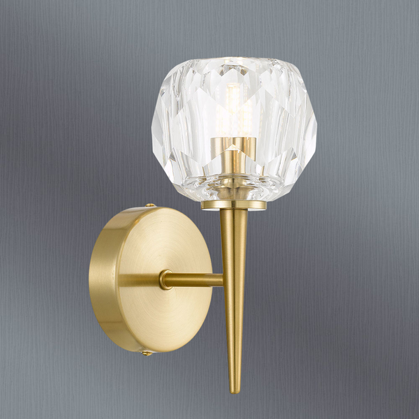 Telbix Zaha 1 Wall Light Antique Gold