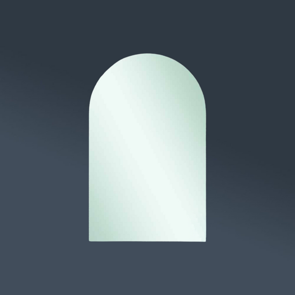 Thermogroup Ablaze Aspen Polished Edge Arch Mirror 500x800mm with Demister