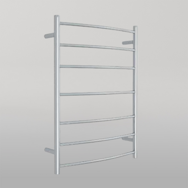 Thermogroup Curved Round Budget Ladder Heated Towel Rail Polished Stainless Steel