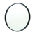 Thermogroup Contractor 900mm Round Frame Mirror Black with Demister