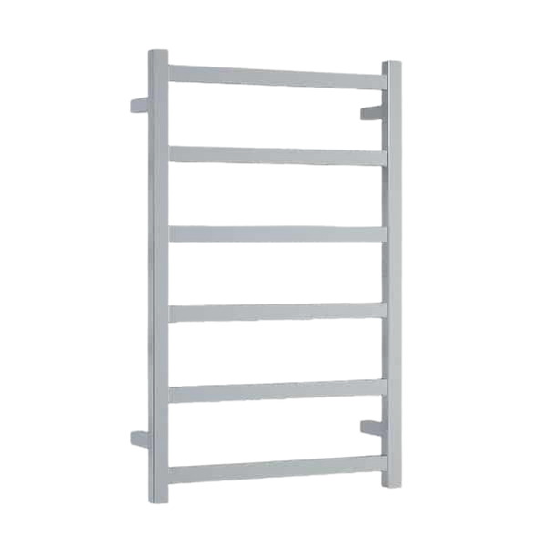 Thermogroup Straight Square Budget Heated Towel Rail Polished Stainless Steel