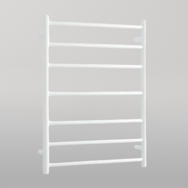Thermogroup Round Ladder Heated Towel Rail Satin White