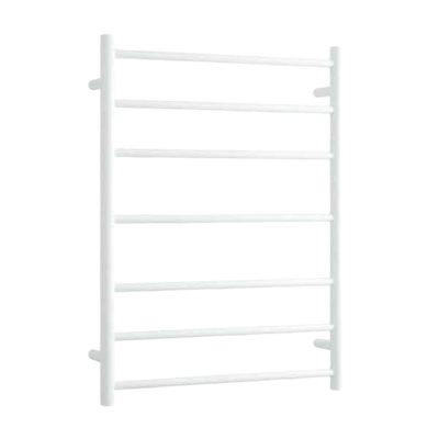 Thermogroup Round Ladder Heated Towel Rail Satin White