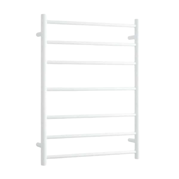 Thermogroup Round Ladder Heated Towel Rail Satin White