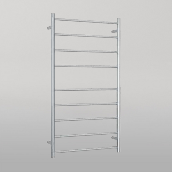 Thermogroup Straight Round Budget Ladder Heated Towel Rail 600mm Polished Stainless Steel BS46M
