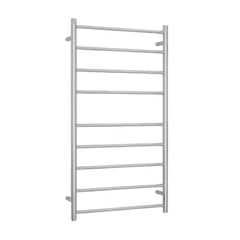 Thermogroup Straight Round Budget Ladder Heated Towel Rail  600mm Polished Stainless Steel BS46M
