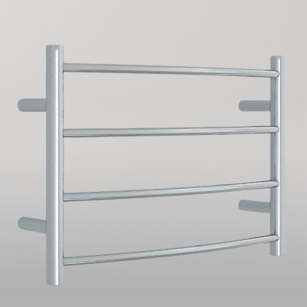 Thermogroup Curved Round Ladder Heated Towel Rail 600mm Polished Stainless Steel CR40M