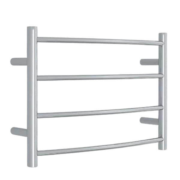 Thermogroup Curved Round Ladder Heated Towel Rail 600mm Polished Stainless Steel CR40M