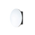 Thermogroup Ablaze Chelsea Round Mirror Cabinet 600 x 150mm Black