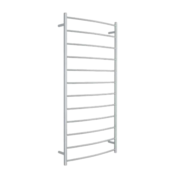 Thermogroup Curved Round Ladder Heated Towel Rail 700mm Polished Stainless Steel