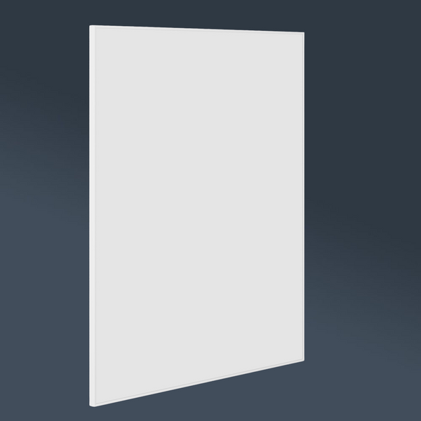 Thermogroup Ablaze Carson Rectangle Framed Mirror 900x750mm White