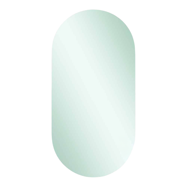 Thermogroup Ablaze Duke Polished Edge Pill Mirror 500x1000mm with Demister