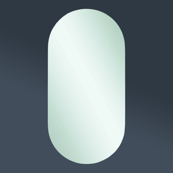 Thermogroup Ablaze Duke Polished Edge Pill Mirror 500x1000mm