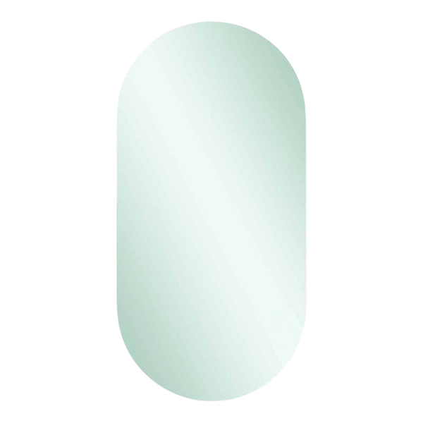 Thermogroup Ablaze Duke Polished Edge Pill Mirror 500x1000mm with Demister