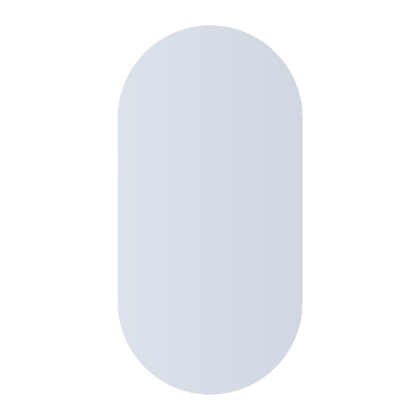 Thermogroup Ablaze Duke Polished Edge Pill Mirror 600x1200mm