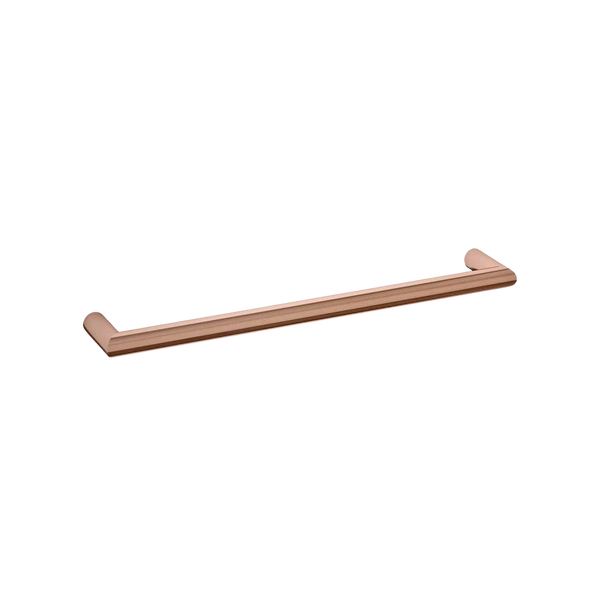 Thermogroup Round Single Bar Heated Towel Rail Rose Gold