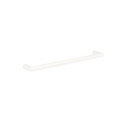 Thermogroup Round Single Bar Heated Towel Rail Satin White