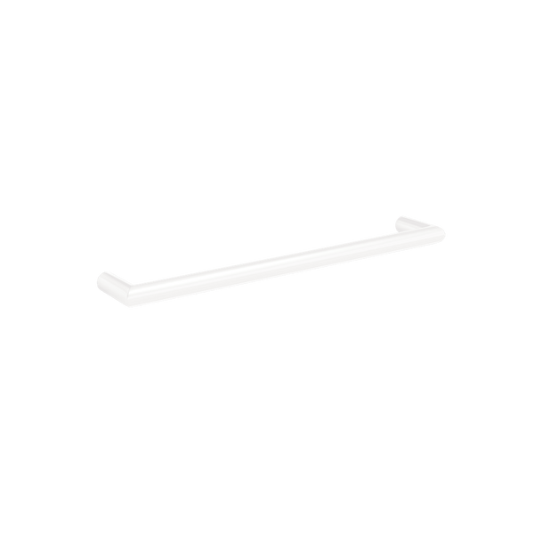 Thermogroup Round Single Bar Heated Towel Rail Satin White