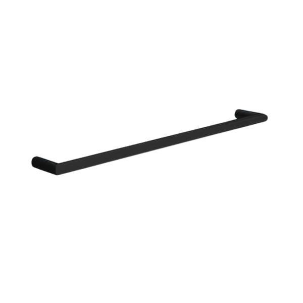 Thermogroup Round Single Bar Heated Towel Rail Matte Black