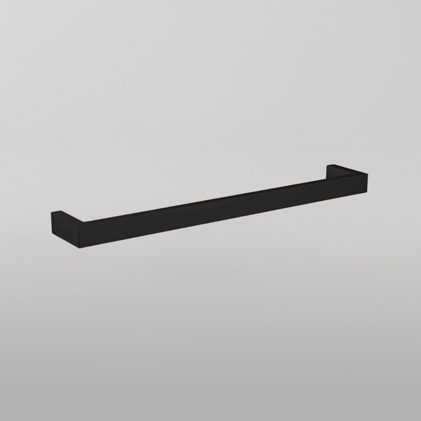 Thermogroup Square Single Bar Heated Towel Rail Matte Black