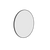 Thermogroup Ablaze Georgia Round Framed Mirror 600mm Black