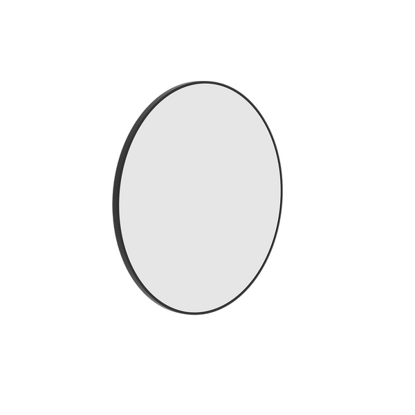 Thermogroup Ablaze Georgia Round Framed Mirror 600mm Black