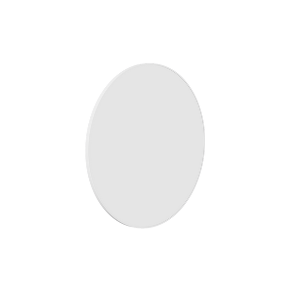 Thermogroup Ablaze Georgia Round Framed Mirror 600mm White