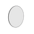 Thermogroup Ablaze Georgia Round Framed Mirror 900mm Black with Demister
