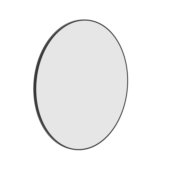 Thermogroup Ablaze Georgia Round Framed Mirror 900mm Black