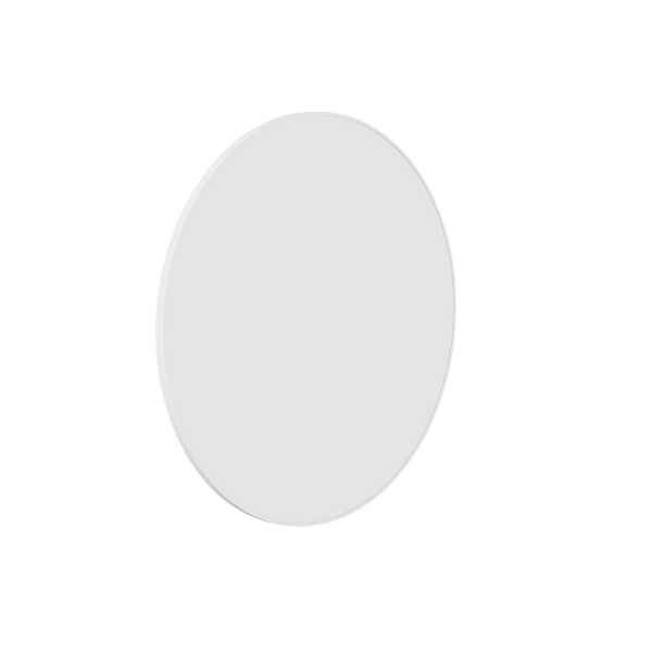 Thermogroup Ablaze Georgia Round Framed Mirror 900mm White with Demister