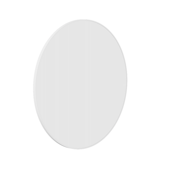 Thermogroup Ablaze Georgia Round Framed Mirror 900mm White