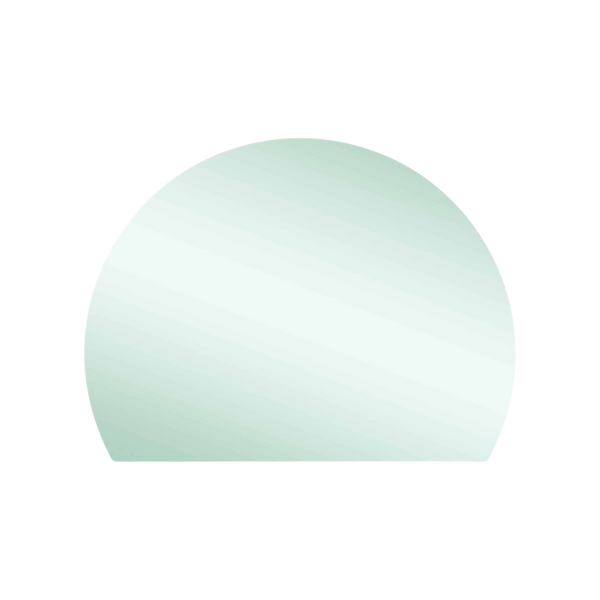 Thermogroup Ablaze Hamilton D Shaped Polished Edge Mirror 1200x900mm