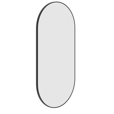 Thermogroup Ablaze Havana Pill Framed Mirror 500x1000mm Black