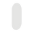 Thermogroup Ablaze Havana Pill Framed Mirror 500x1000mm White with Mirror Demister