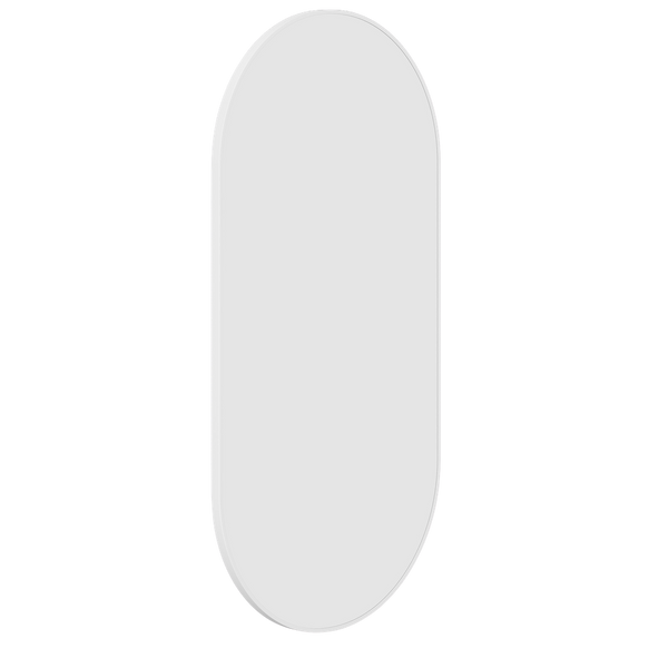 Thermogroup Ablaze Havana Pill Framed Mirror 500x1000mm White