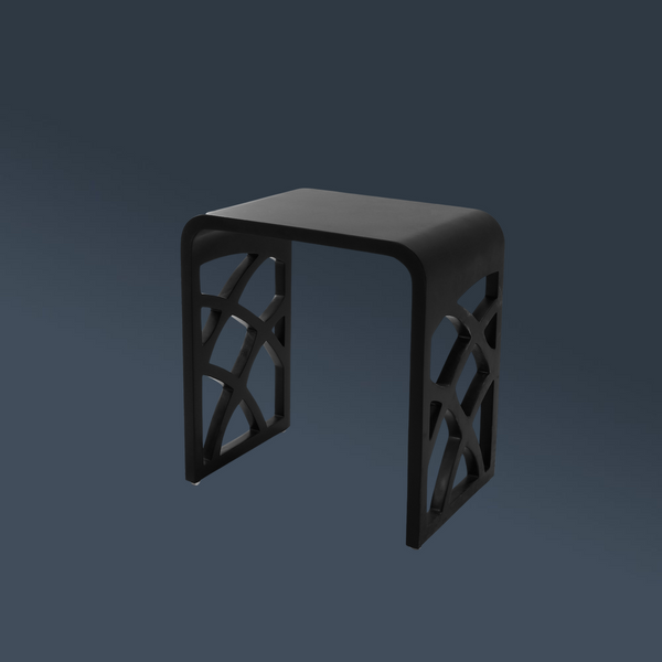 Thermogroup Ivy Shower Stool 400x270mm Black