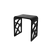 Thermogroup Ivy Shower Stool 400x270mm Black